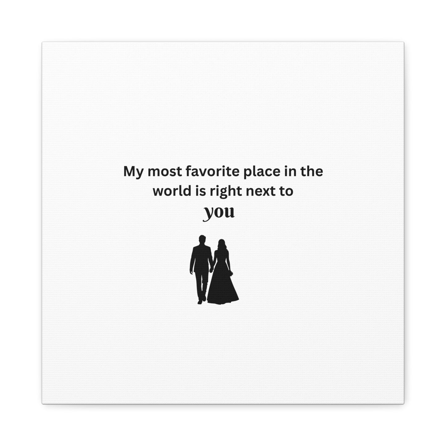Romantic Wall Art, Perfect for Couples' Home Decor, Anniversary Gift, Relationship Gift, Love Quote Canvas