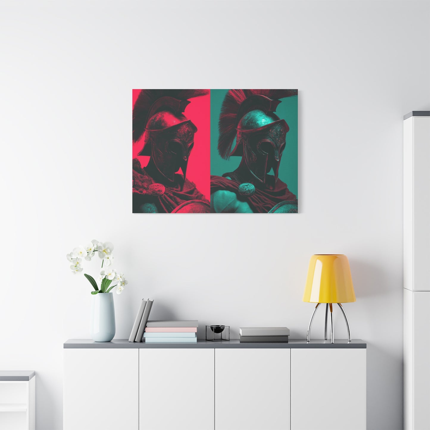 Spartan Warrior Canvas Wall Art