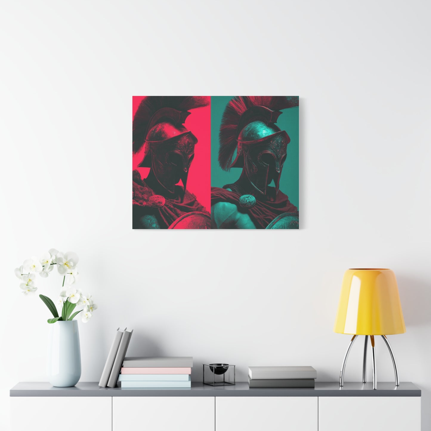 Spartan Warrior Canvas Wall Art