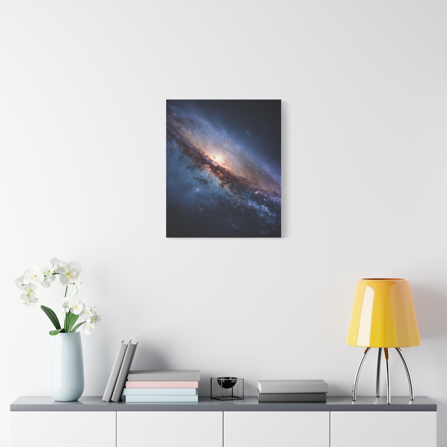 Galaxy Wall Art, Stretched Canvas Print, Cosmic Decor, Space Art, Home Gallery