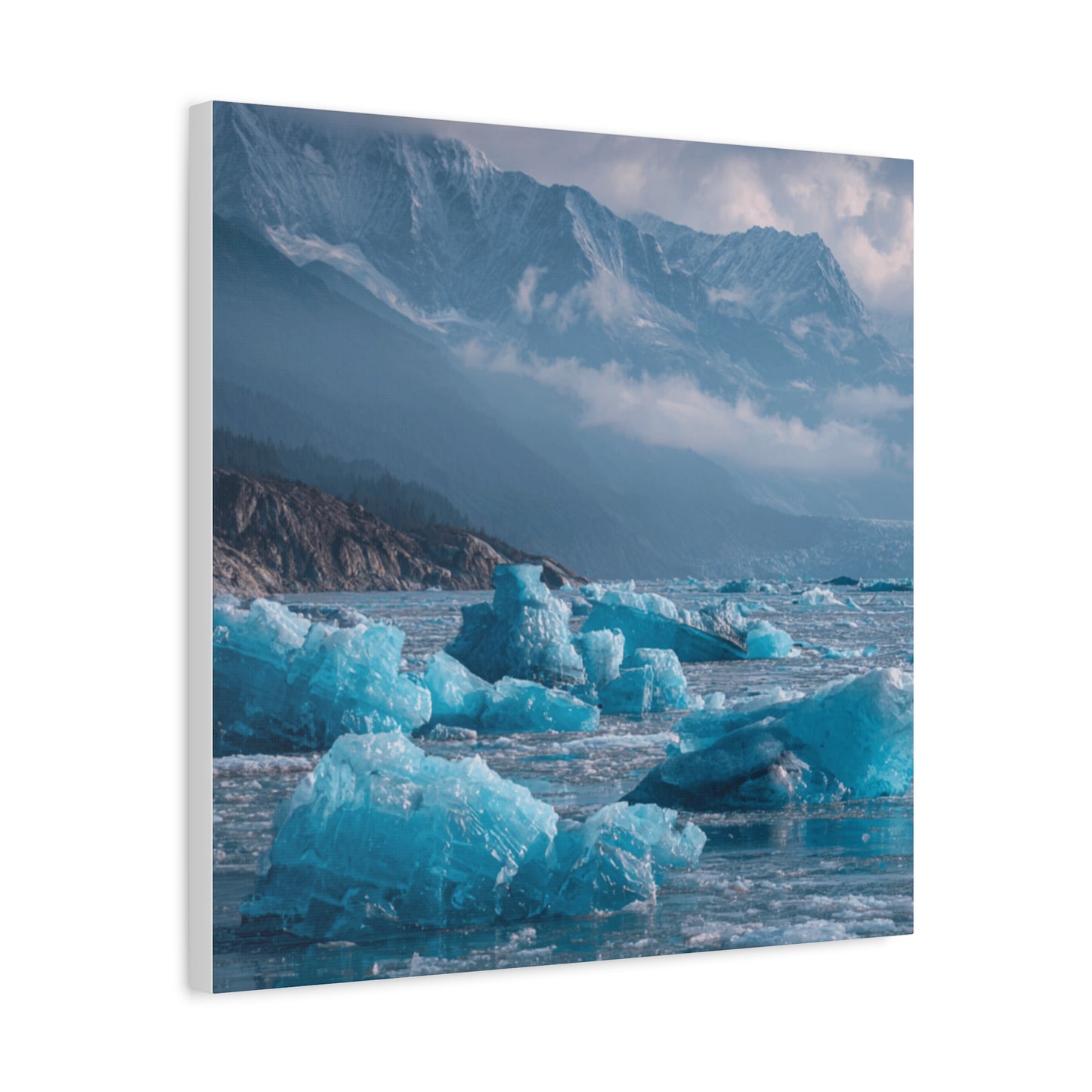 Stretched Canvas Art, Tranquil Landscape Wall Decor, Ideal for Home or Office, Art Print Gift, Nature Lover's Art