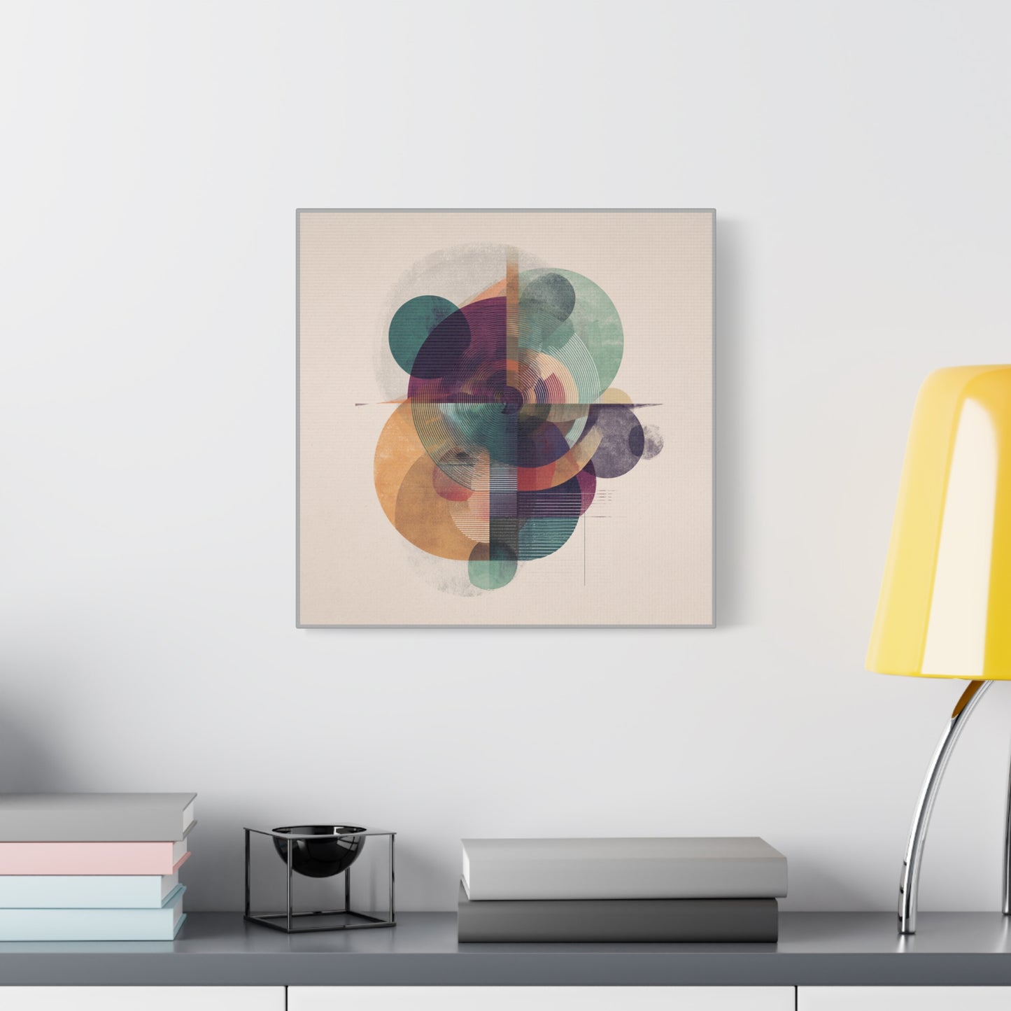 Abstract Geometric Wall Art Canvas