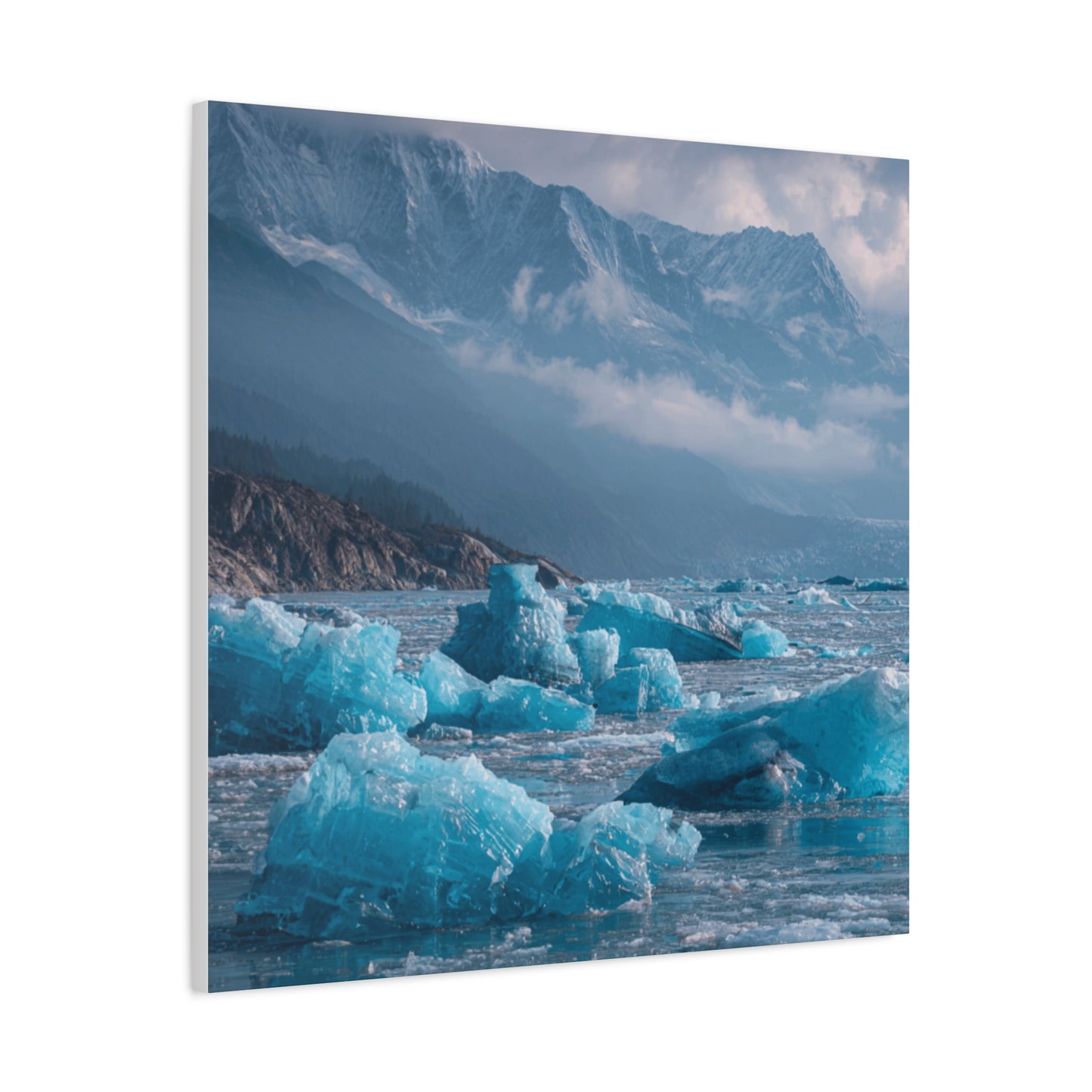 Stretched Canvas Art, Tranquil Landscape Wall Decor, Ideal for Home or Office, Art Print Gift, Nature Lover's Art