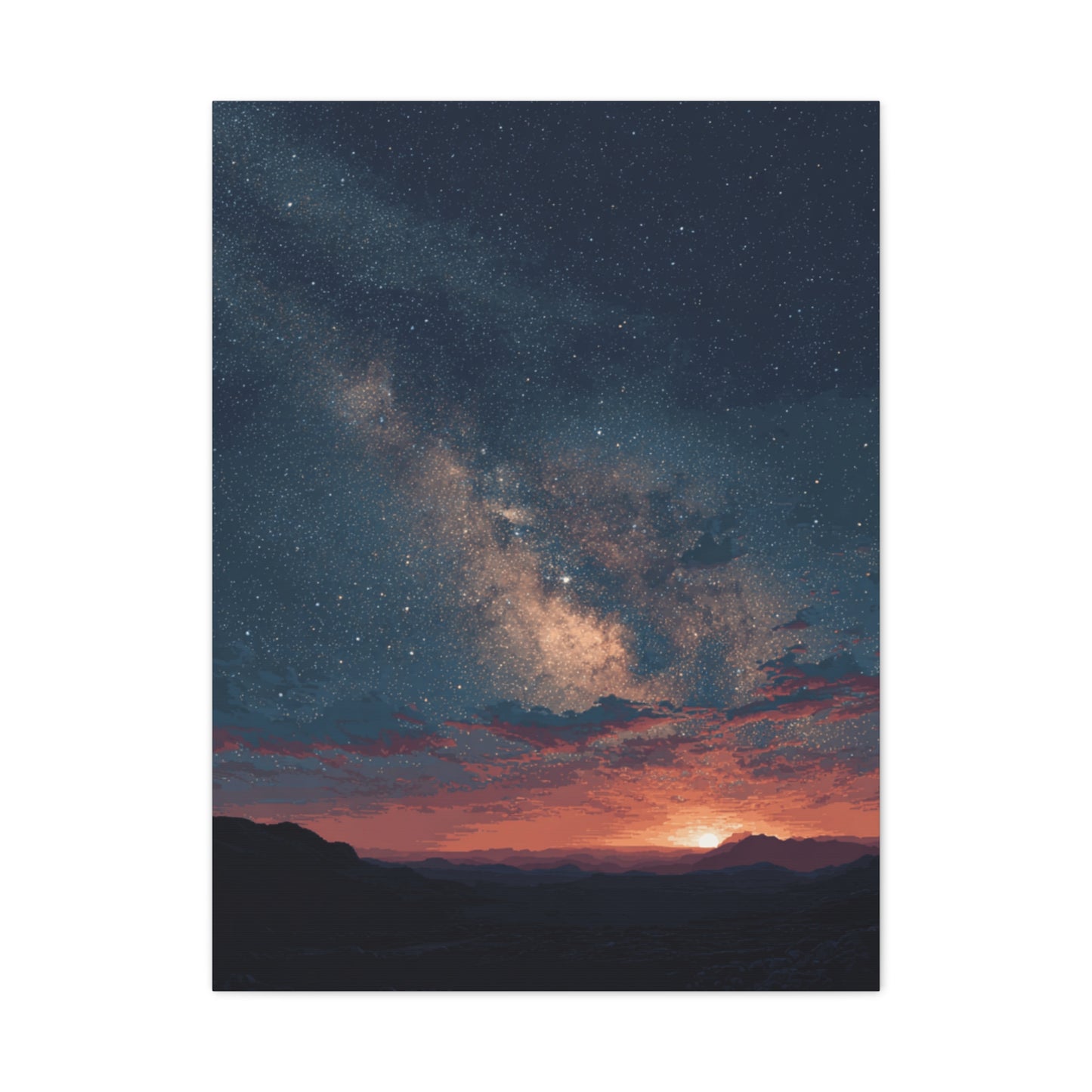 Celestial Canvas Art, Starry Night Decor, Universe Wall Art, Galaxy Home Decor, Space Lovers Gift, Inspirational Wall Decor