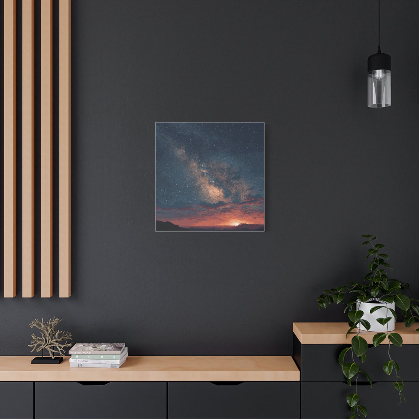 Celestial Canvas Art, Starry Night Decor, Universe Wall Art, Galaxy Home Decor, Space Lovers Gift, Inspirational Wall Decor
