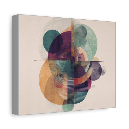Abstract Geometric Wall Art Canvas