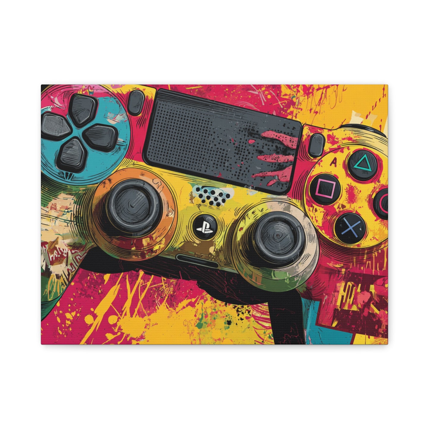 Colorful Gaming Canvas Wall Art