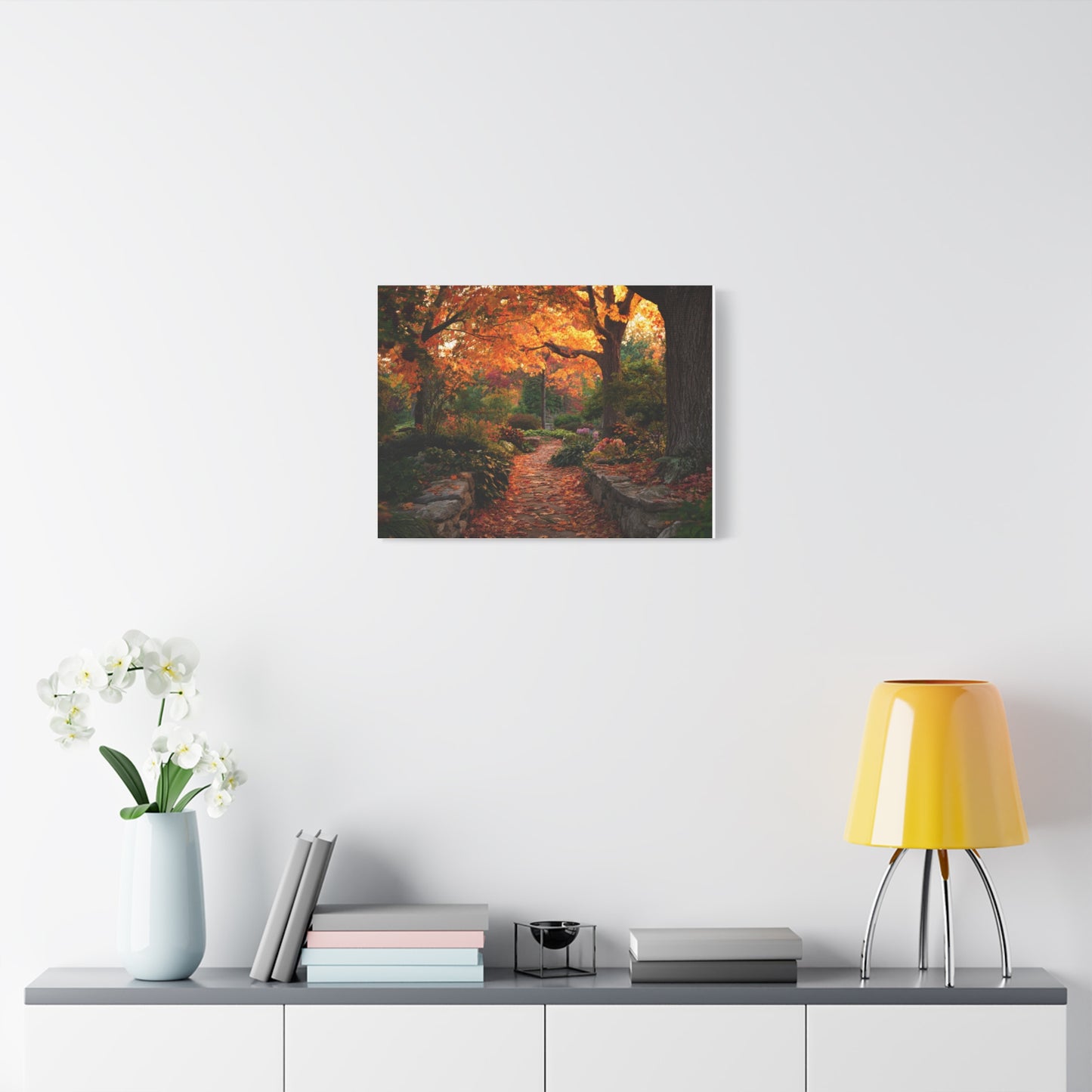 Autumn Pathway Canvas Wall Art