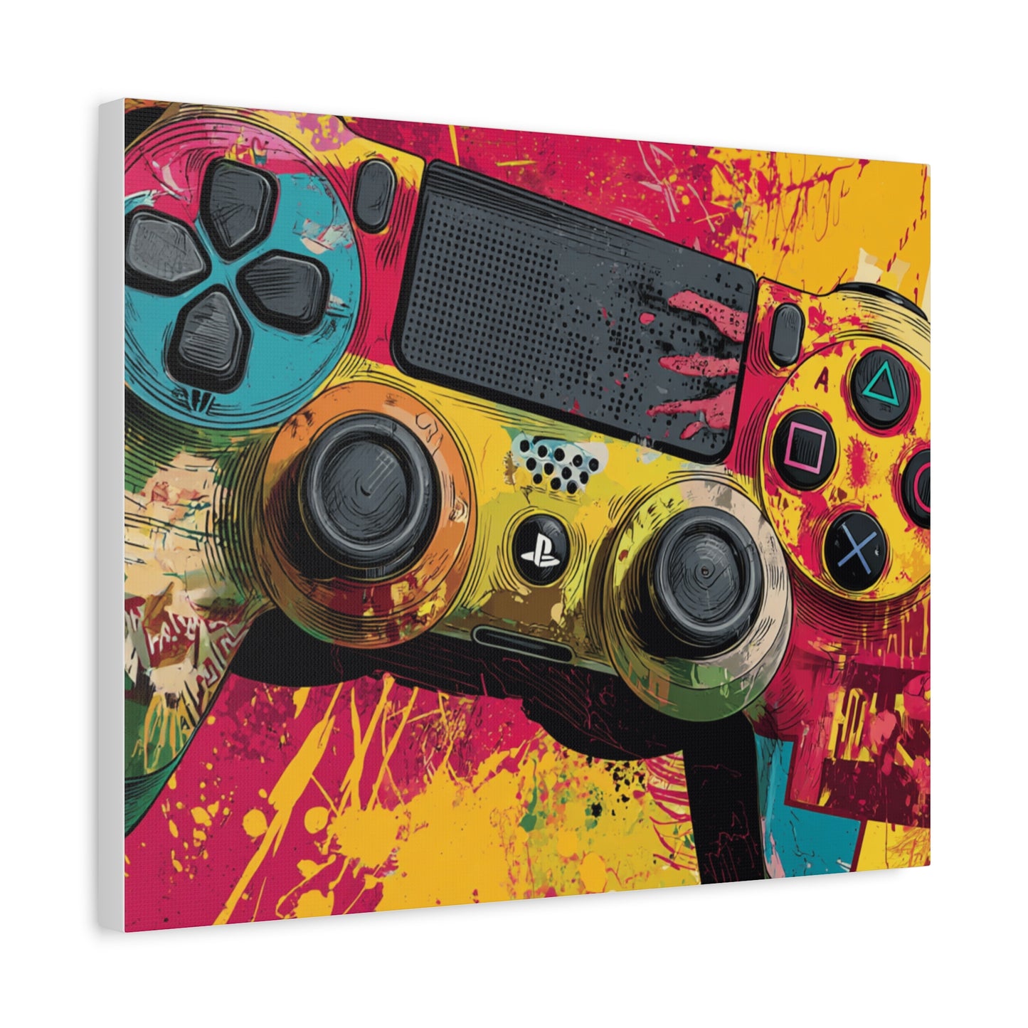 Colorful Gaming Canvas Wall Art