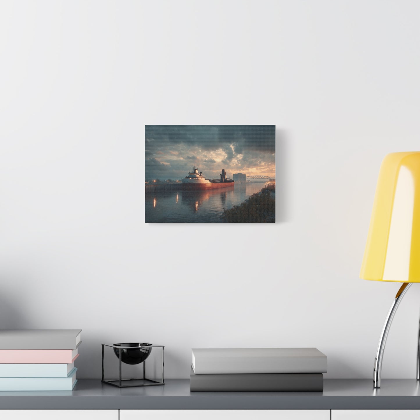 Stretched Canvas Art Print, Nautical Wall Decor, Maritime Scene, Boat Photo, Home or Office Decoration, Gift for Ocean Lovers