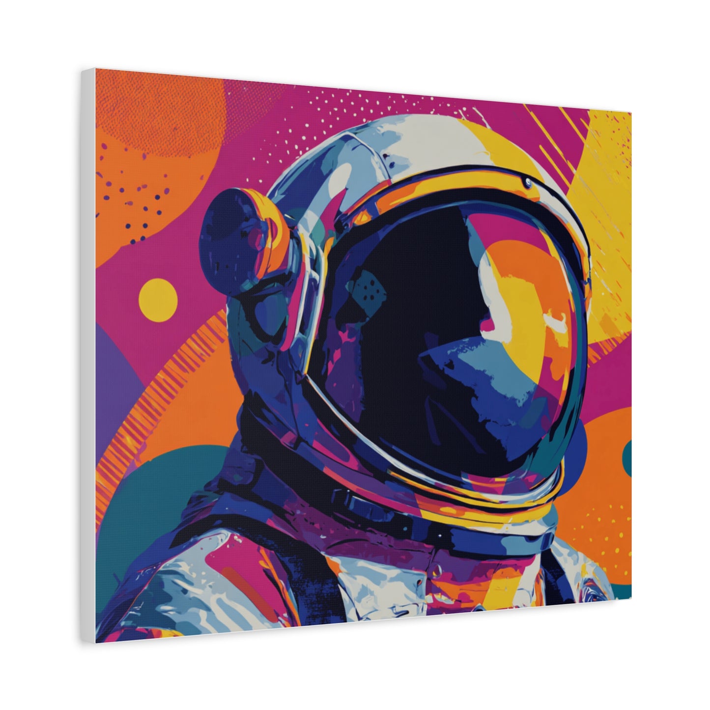 Canvas Print - Vibrant Astronaut Pop Art