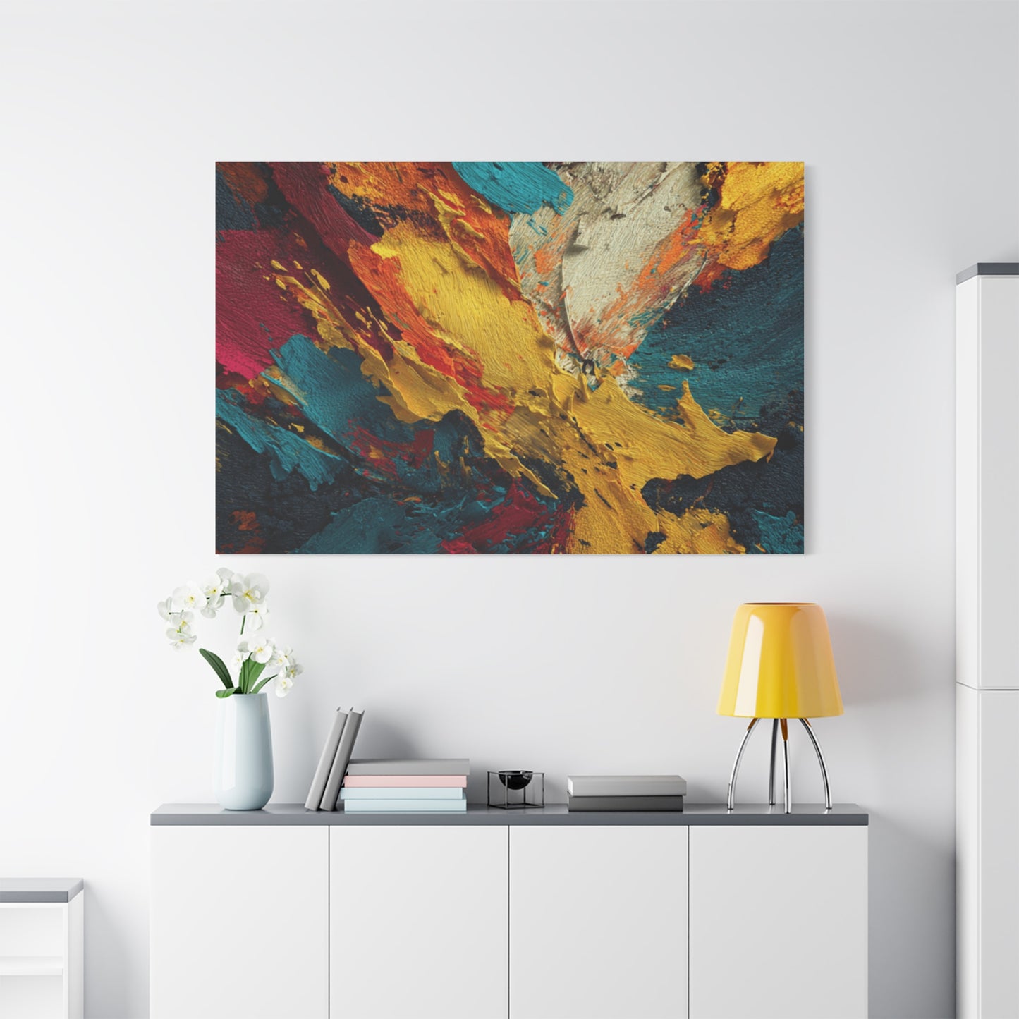 Colorful Abstract Canvas Wall Art