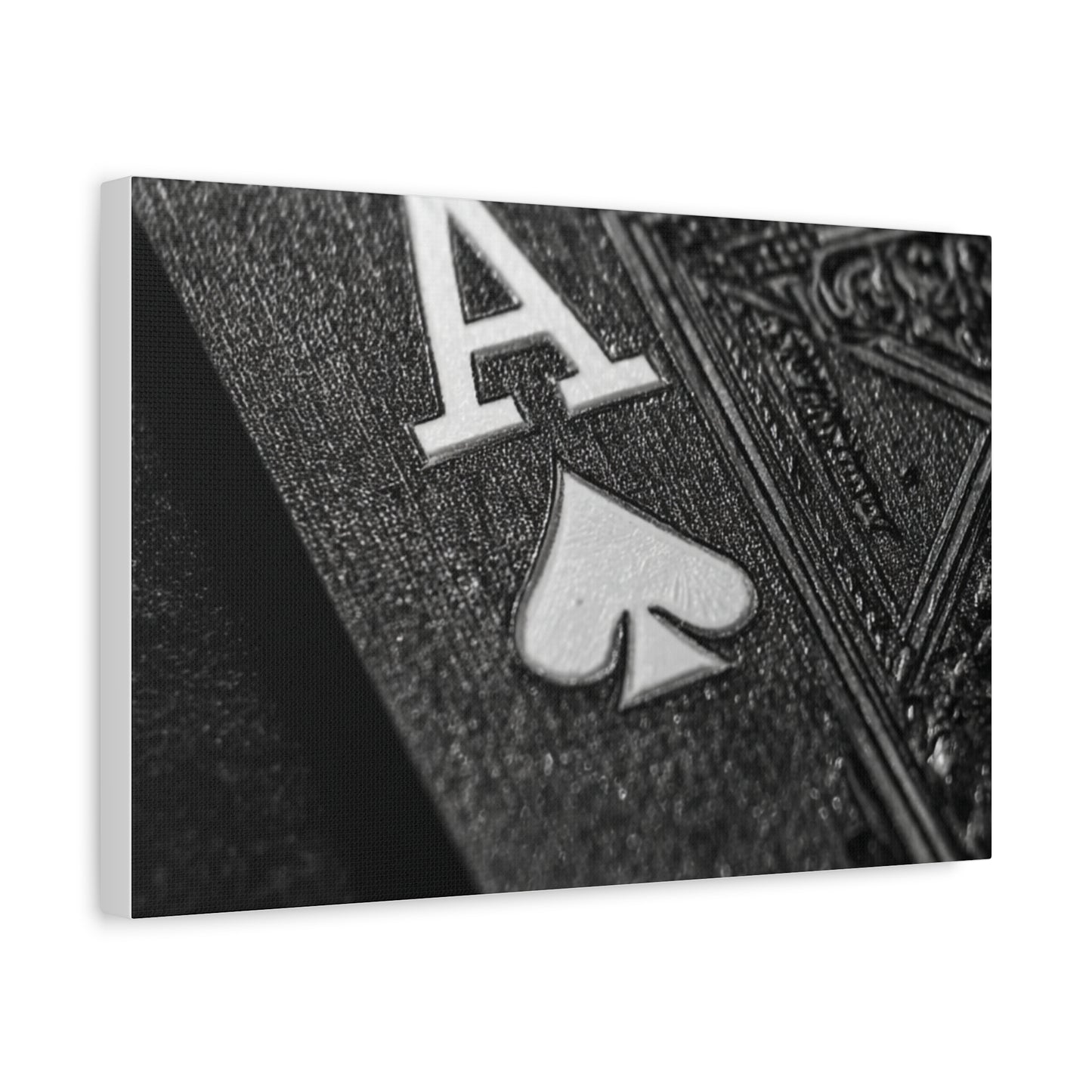 Black Ace Canvas Art