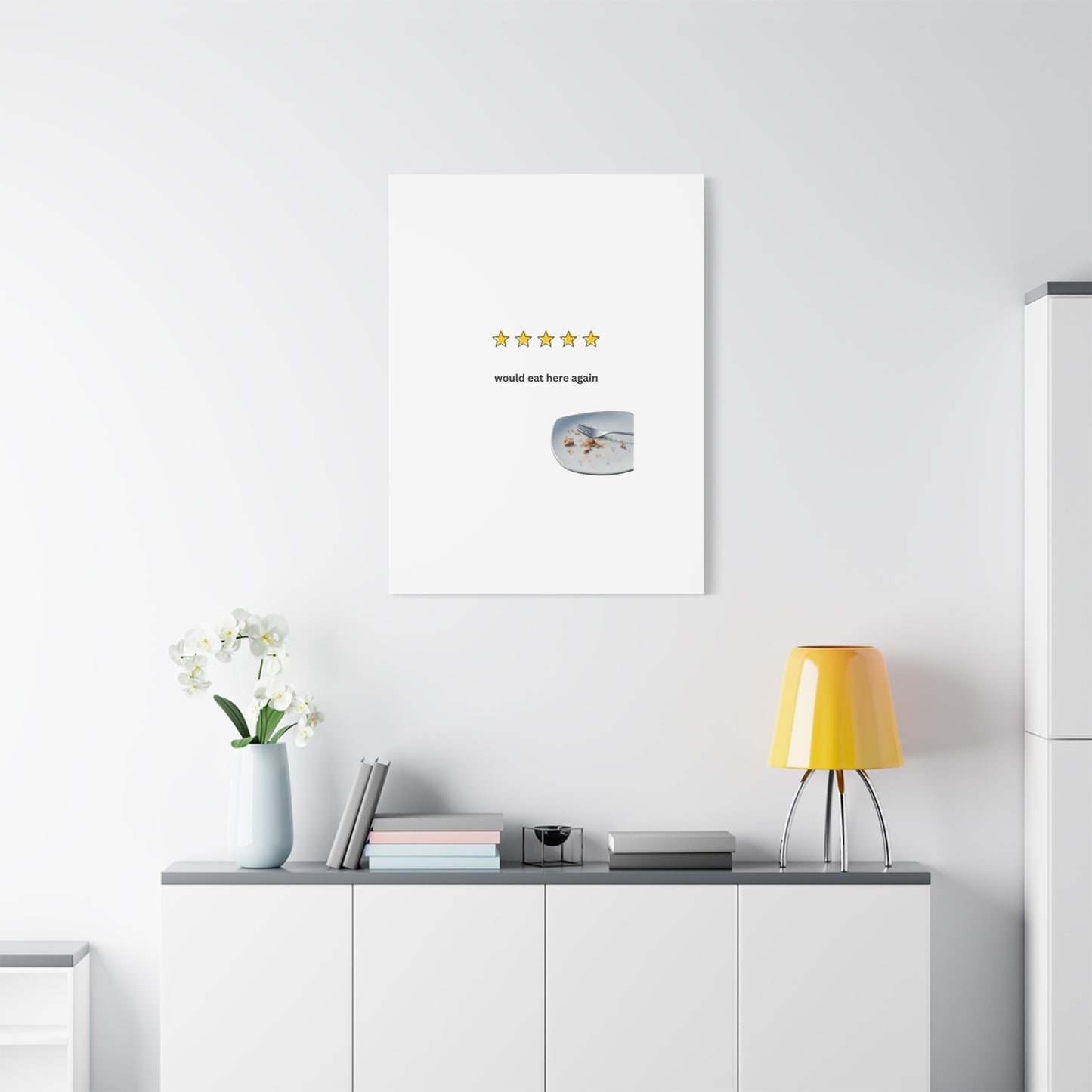 Dining Canvas - Would Eat Here Again Wall Art
