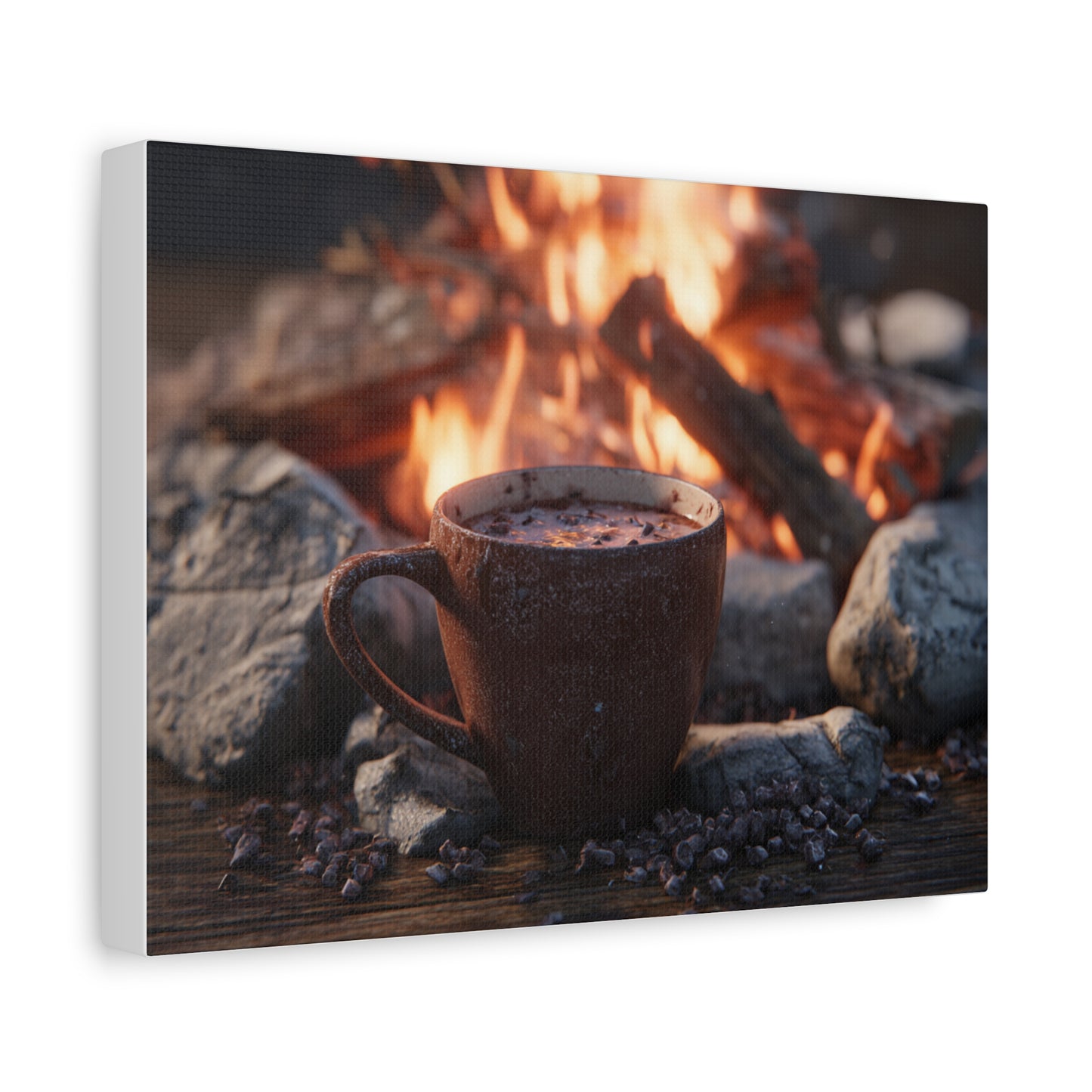 Cozy Campfire Canvas Print