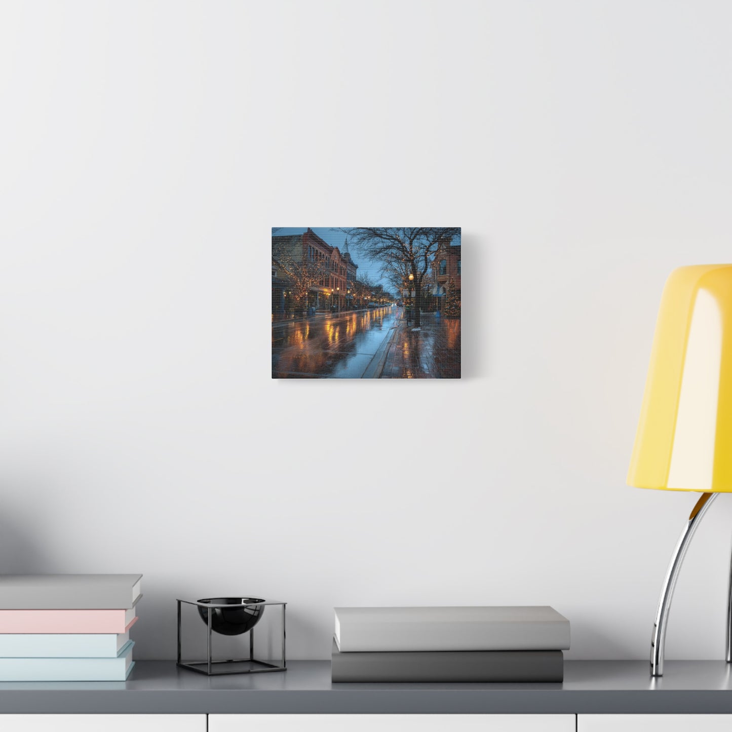 Canvas Print Winter Scene Holland Michigan Christmas