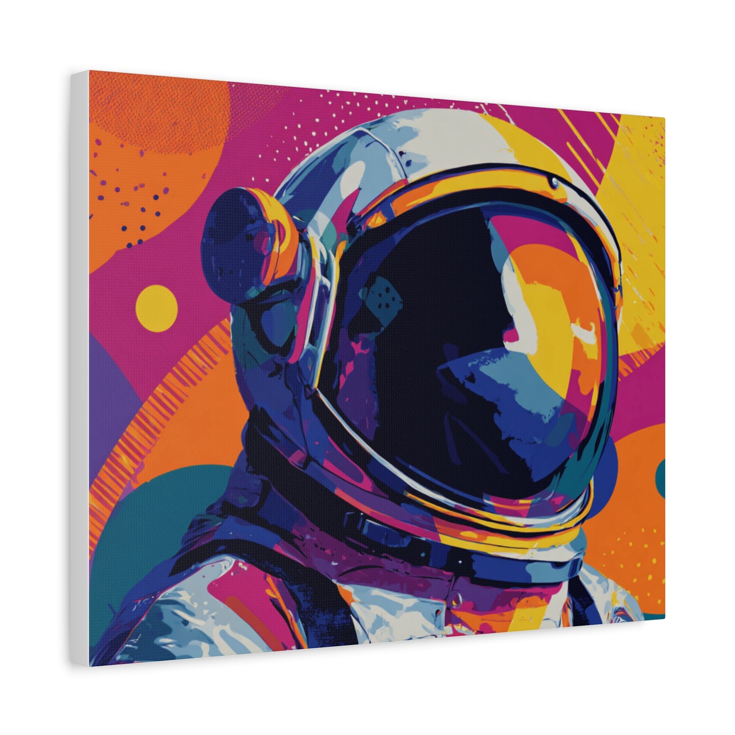 Canvas Print - Vibrant Astronaut Pop Art
