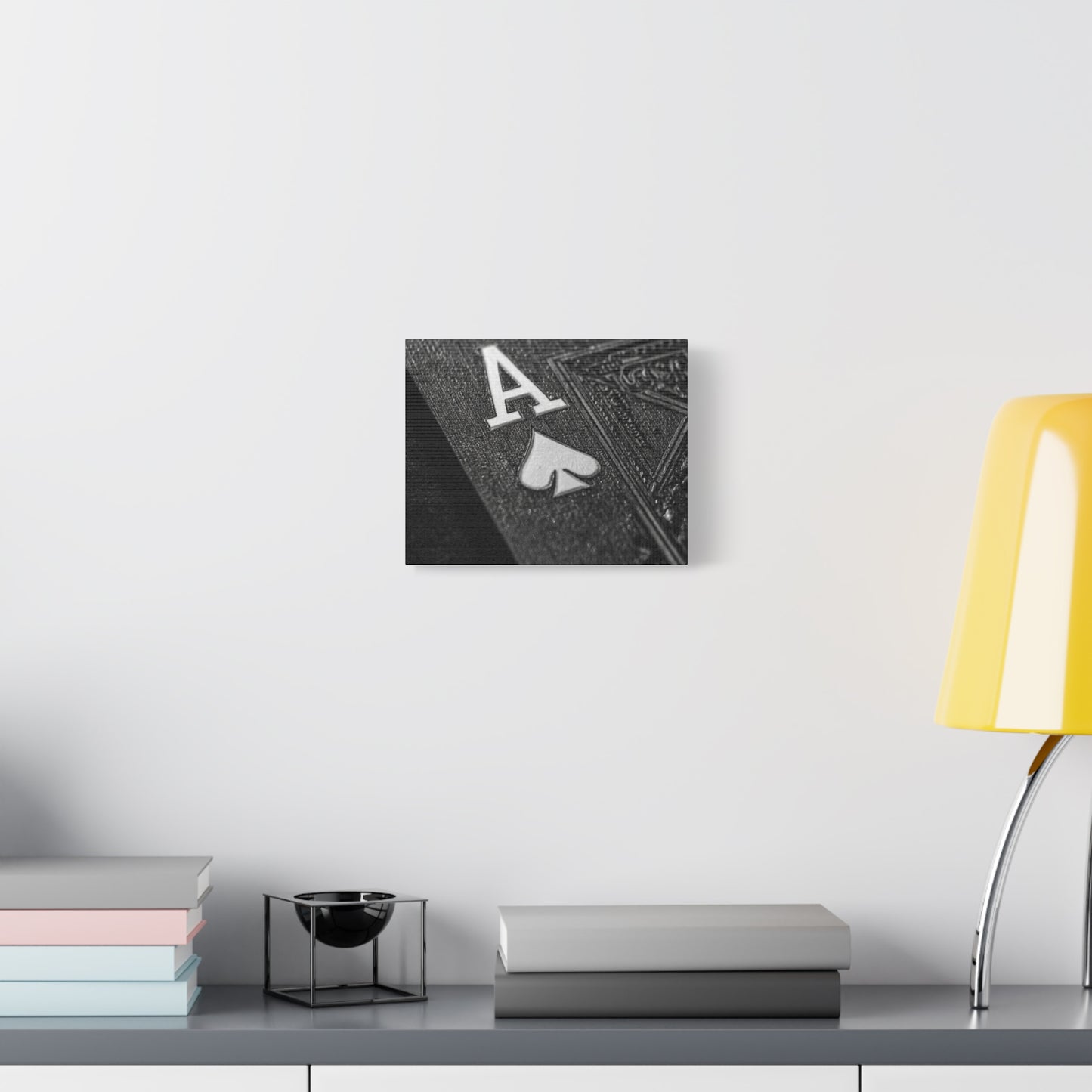 Black Ace Canvas Art