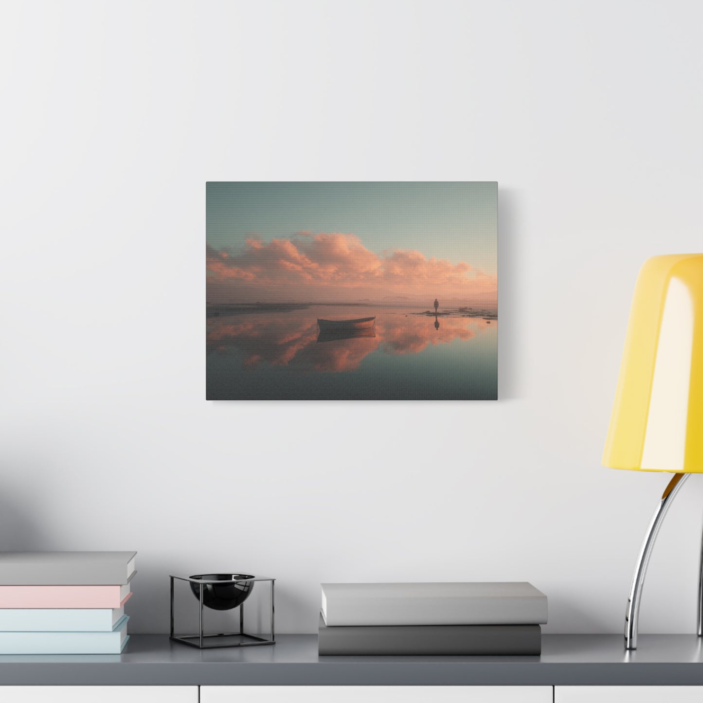 Serene Landscape Canvas Art Print, Coastal Decor, Home Bedroom Wall Art, Inspirational Wall Décor, Gift for Nature Lovers