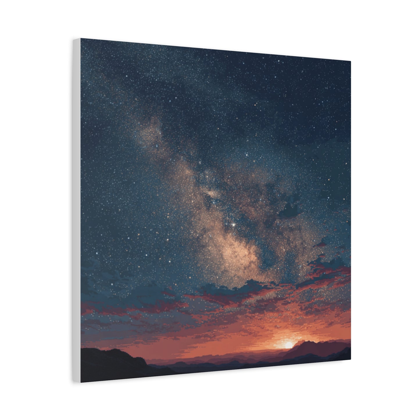 Celestial Canvas Art, Starry Night Decor, Universe Wall Art, Galaxy Home Decor, Space Lovers Gift, Inspirational Wall Decor