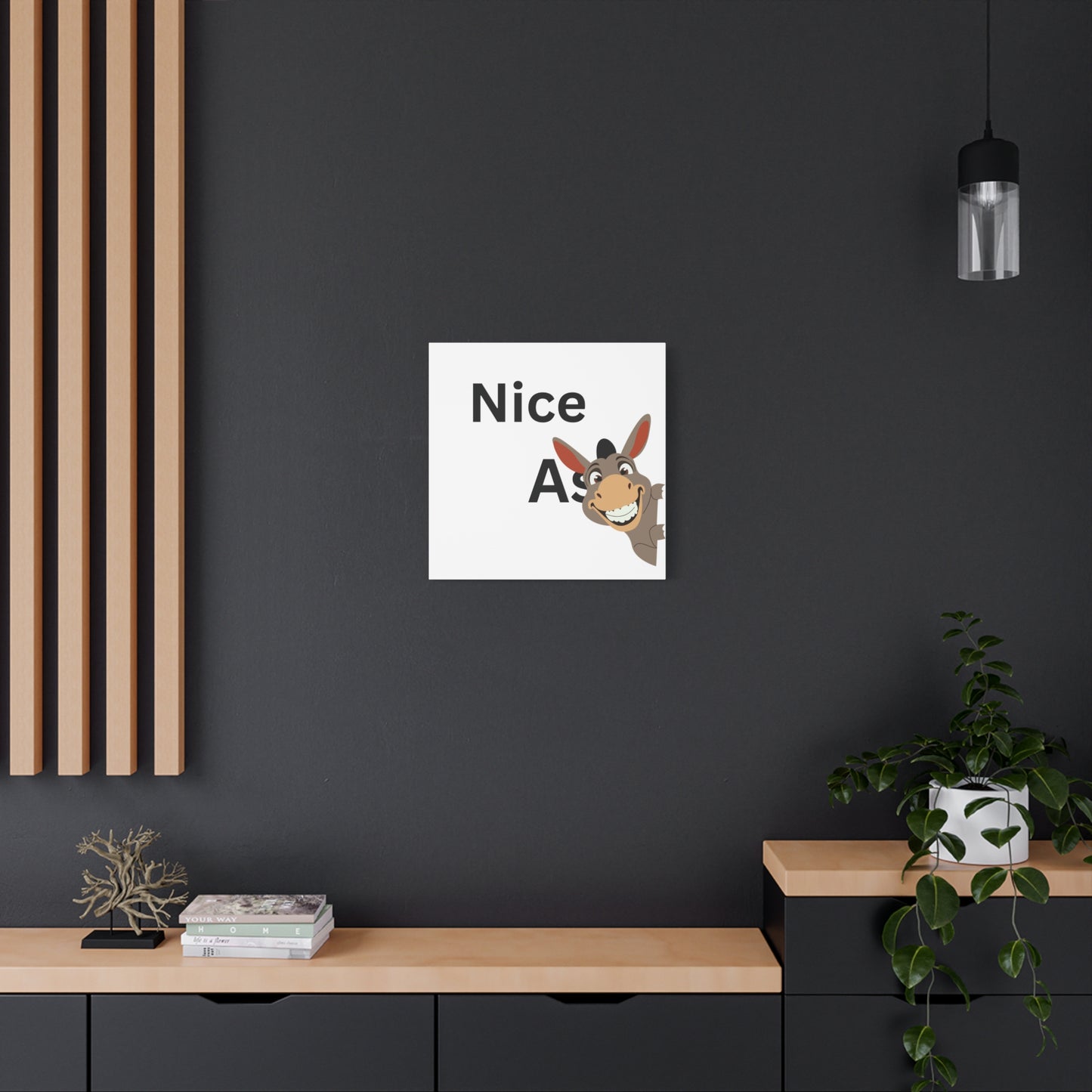 Funny bathroom Canvas Art Print