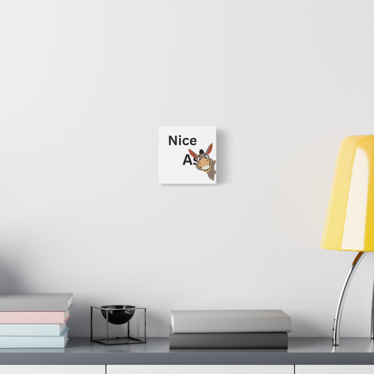Funny bathroom Canvas Art Print