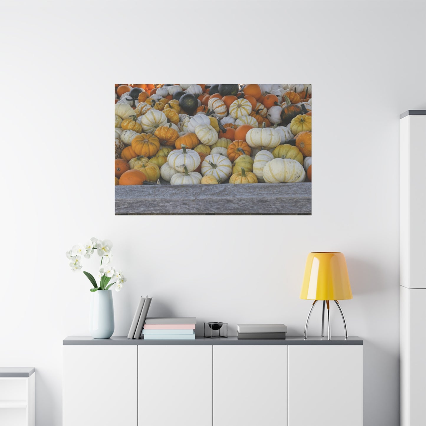 Autumn Pumpkin Canvas Wall Art