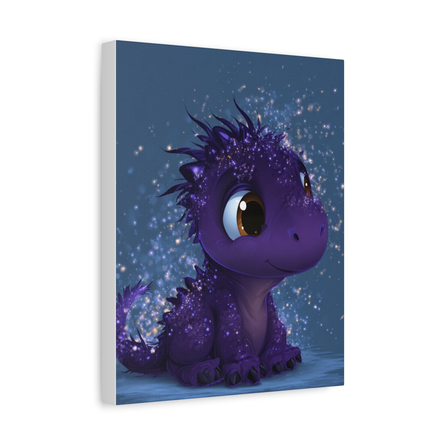 Whimsical Dragon Canvas Art, Cute Nursery Decor, Fantasy Wall Decor, Kids Room Art, Magical Home Gift, Birthday Gift