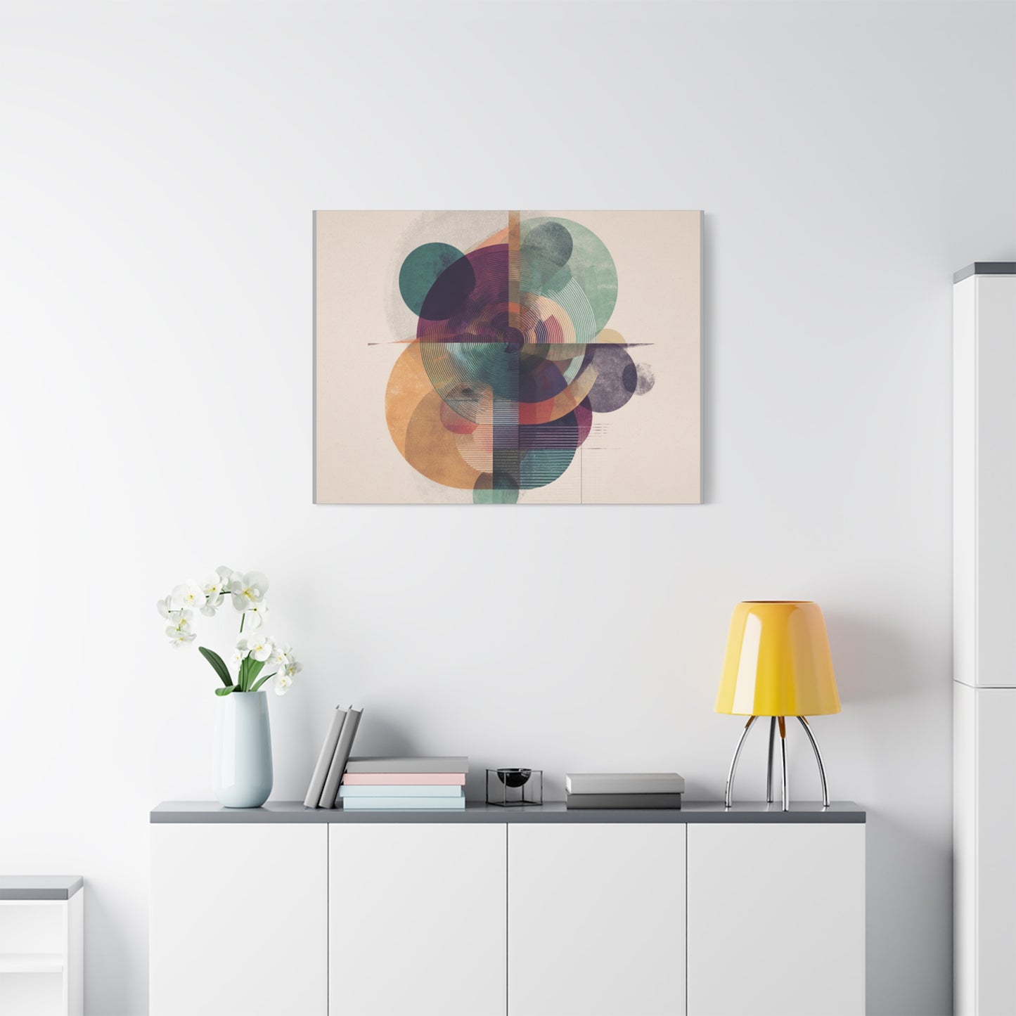 Abstract Geometric Wall Art Canvas