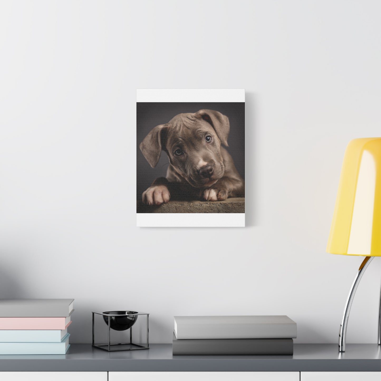 Puppy Portrait Canvas Art