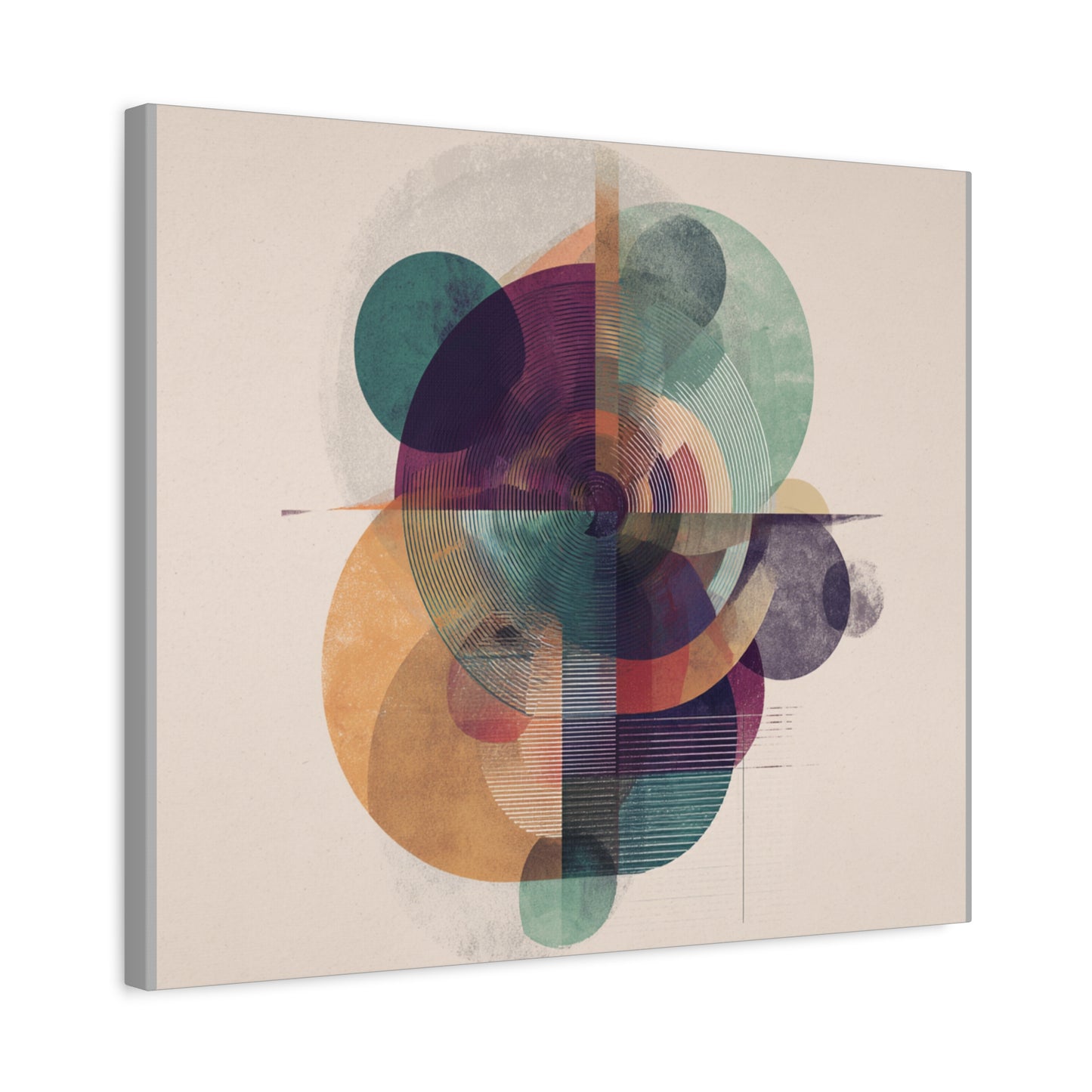 Abstract Geometric Wall Art Canvas