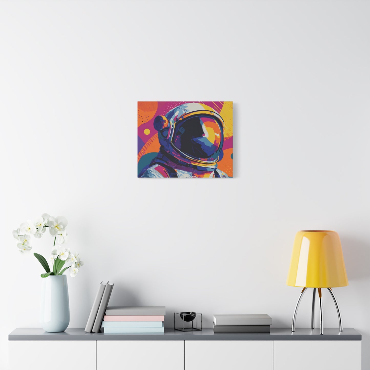 Canvas Print - Vibrant Astronaut Pop Art