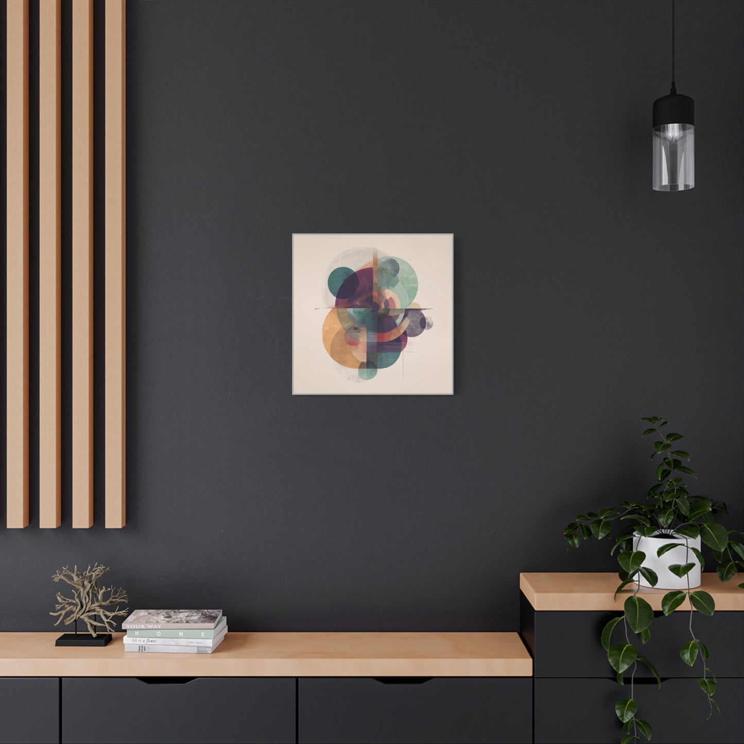 Abstract Geometric Wall Art Canvas
