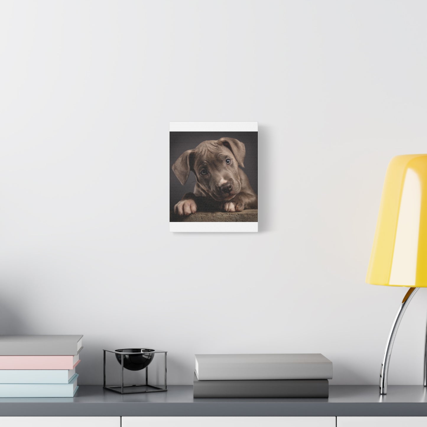 Puppy Portrait Canvas Art