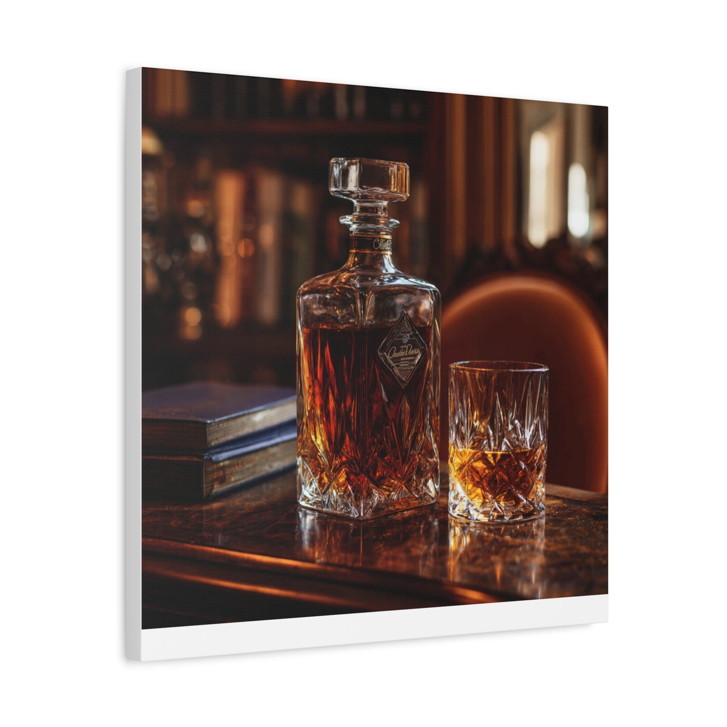Elegant Whiskey Art Canvas
