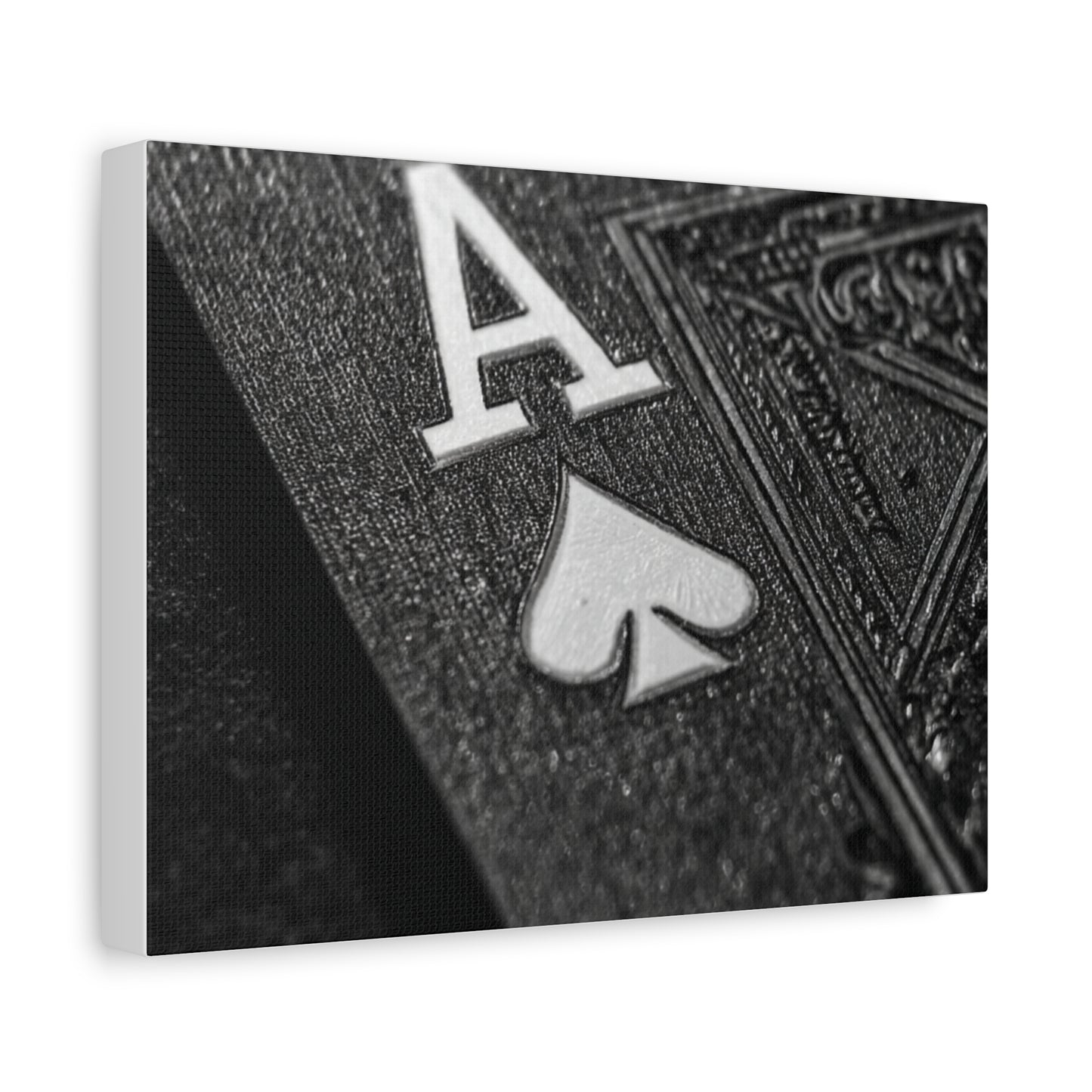 Black Ace Canvas Art