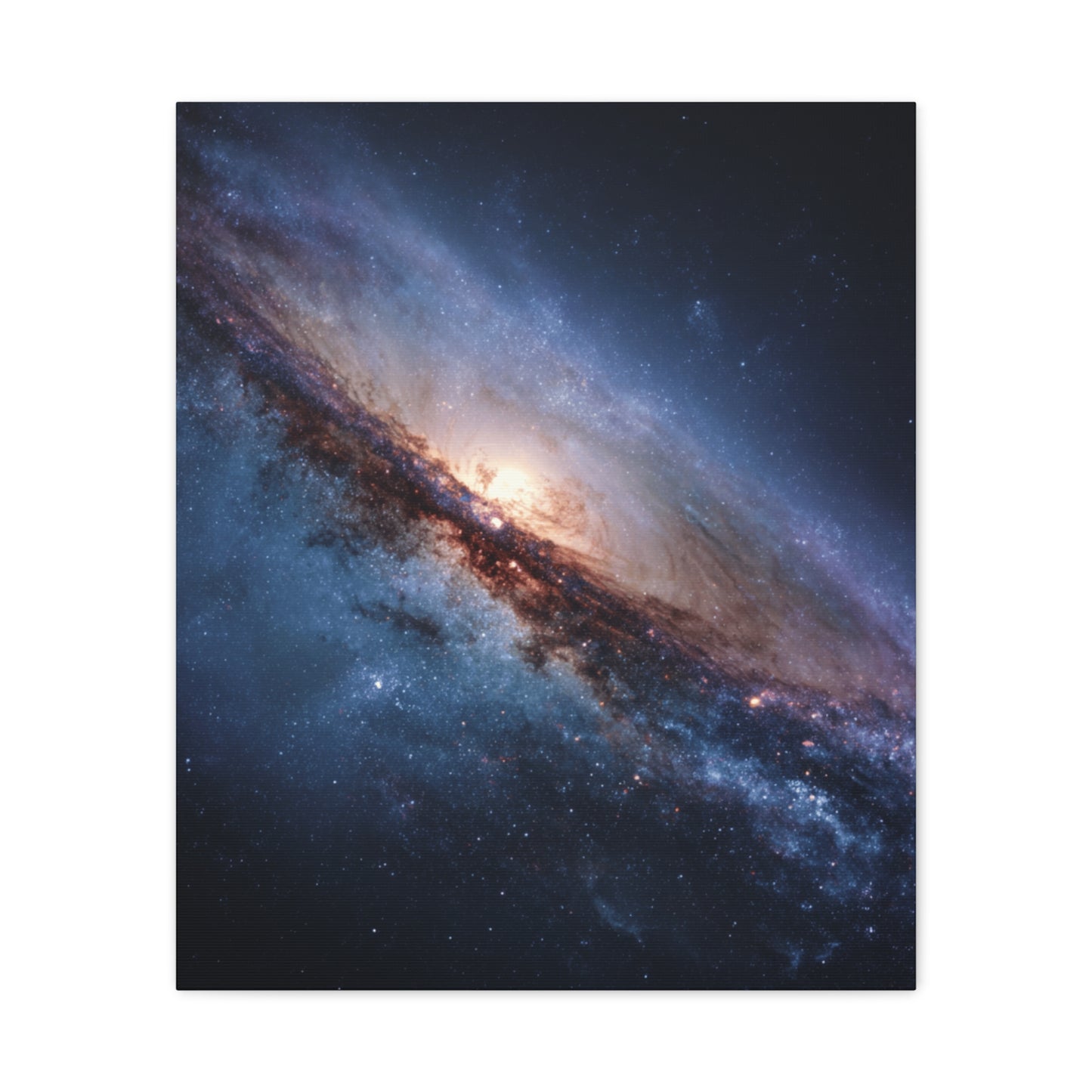 Galaxy Wall Art, Stretched Canvas Print, Cosmic Decor, Space Art, Home Gallery
