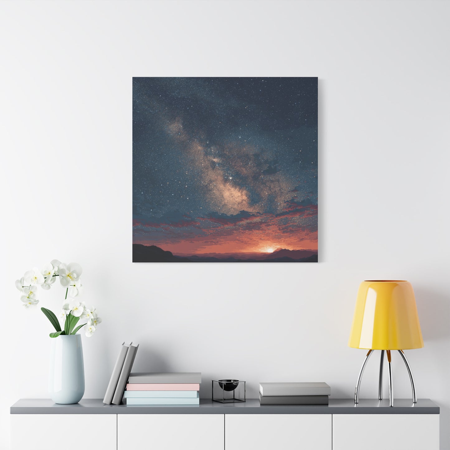 Celestial Canvas Art, Starry Night Decor, Universe Wall Art, Galaxy Home Decor, Space Lovers Gift, Inspirational Wall Decor