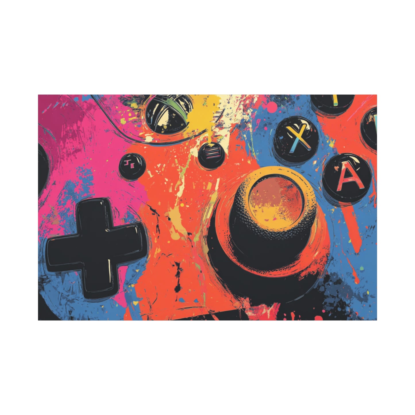 Bold Gaming Canvas Wall Art