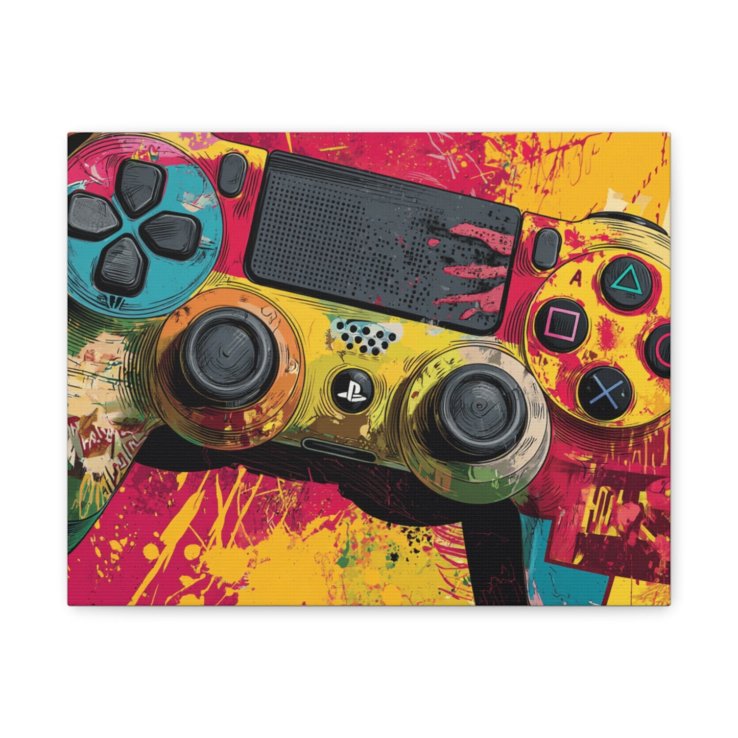 Colorful Gaming Canvas Wall Art