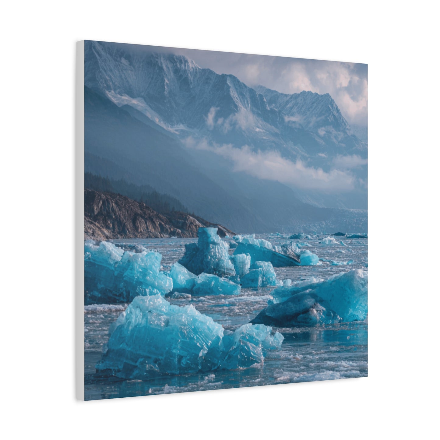 Stretched Canvas Art, Tranquil Landscape Wall Decor, Ideal for Home or Office, Art Print Gift, Nature Lover's Art