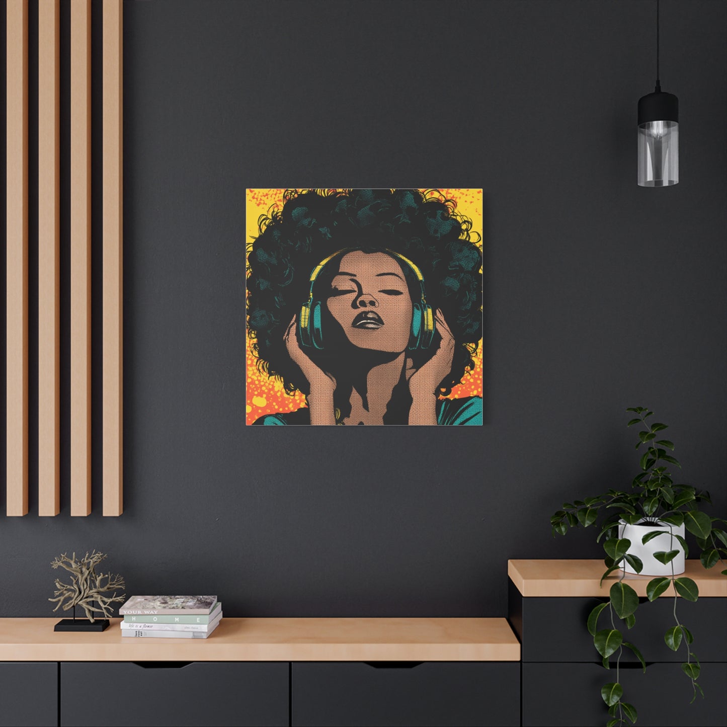 Vibrant Canvas, Music Lover