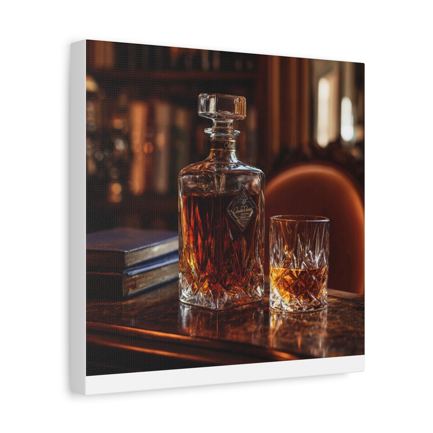 Elegant Whiskey Art Canvas