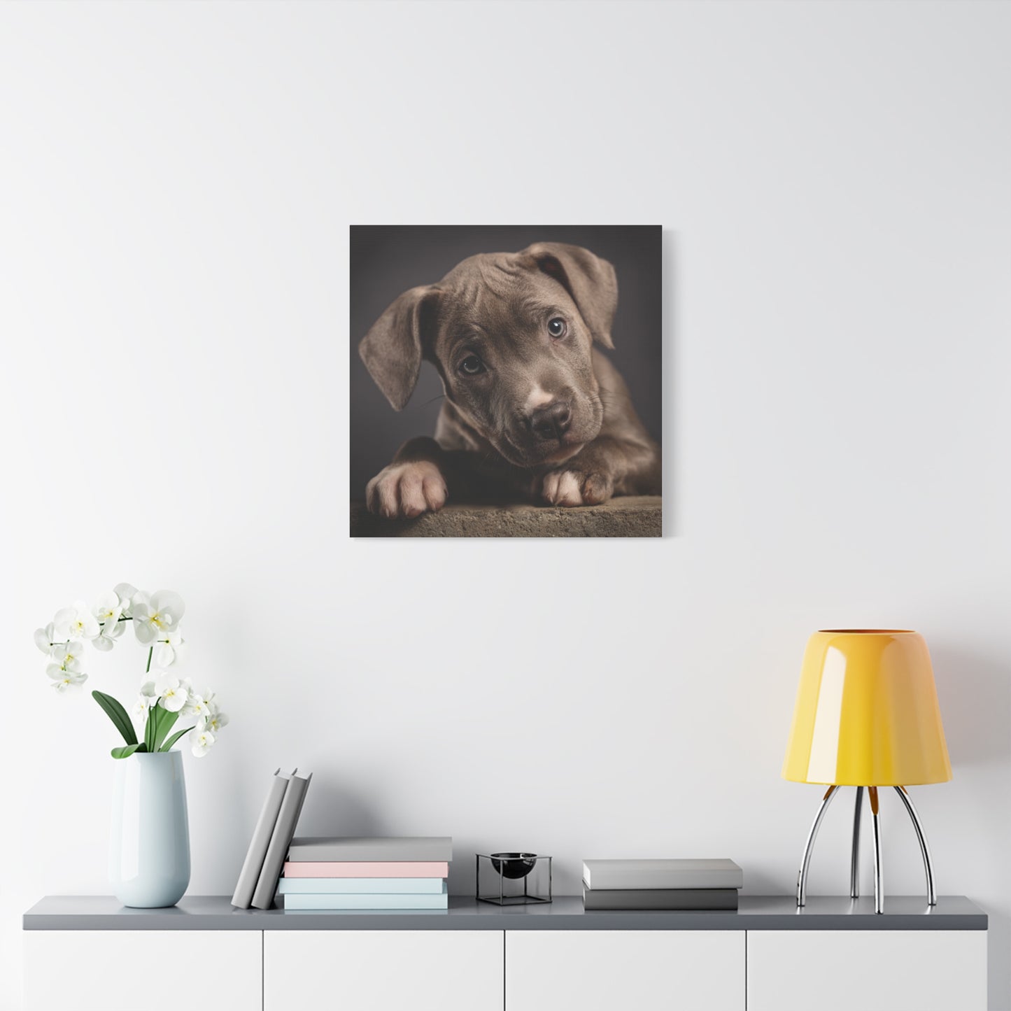 Puppy Portrait Canvas Art