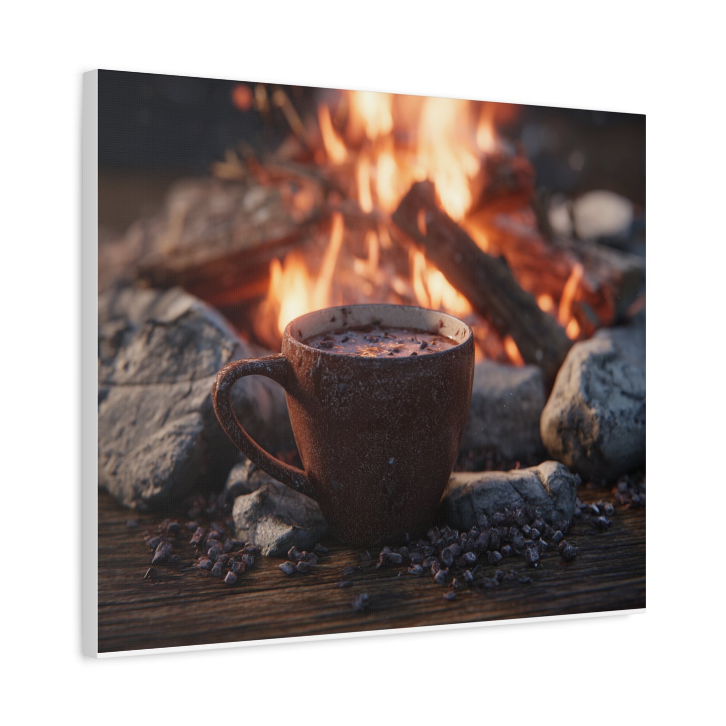 Cozy Campfire Canvas Print
