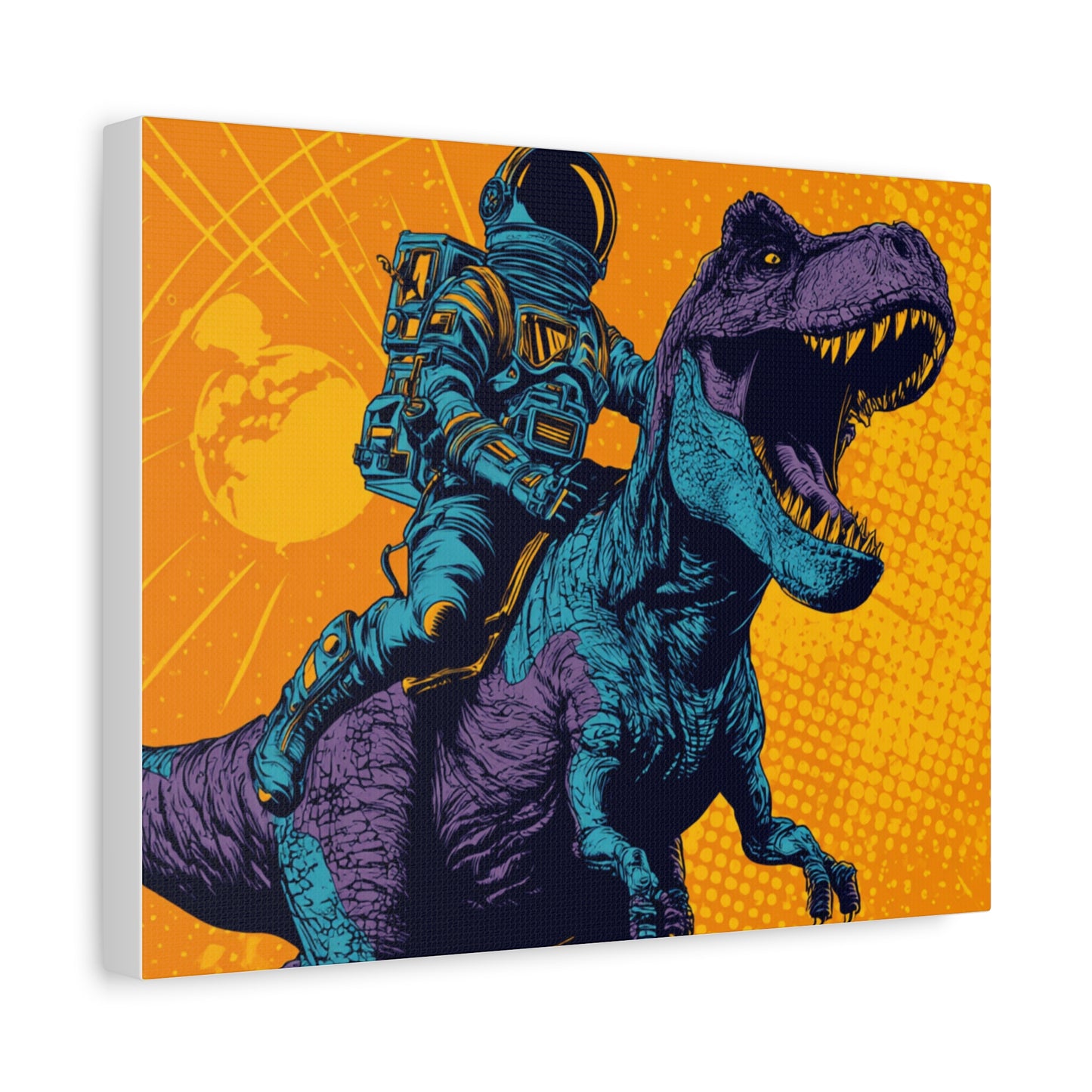 Canvas Print - Pop Art Dinosaur