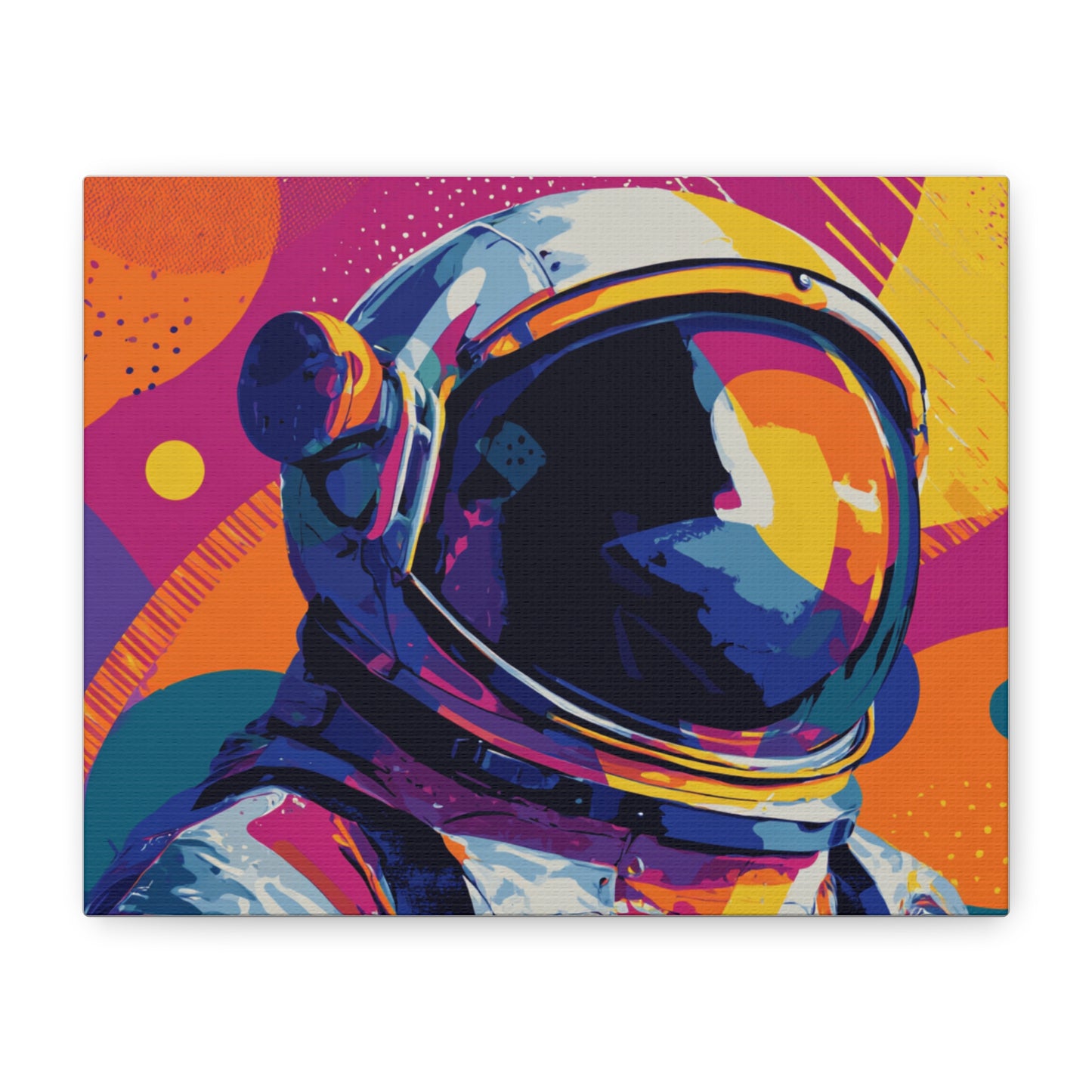 Canvas Print - Vibrant Astronaut Pop Art
