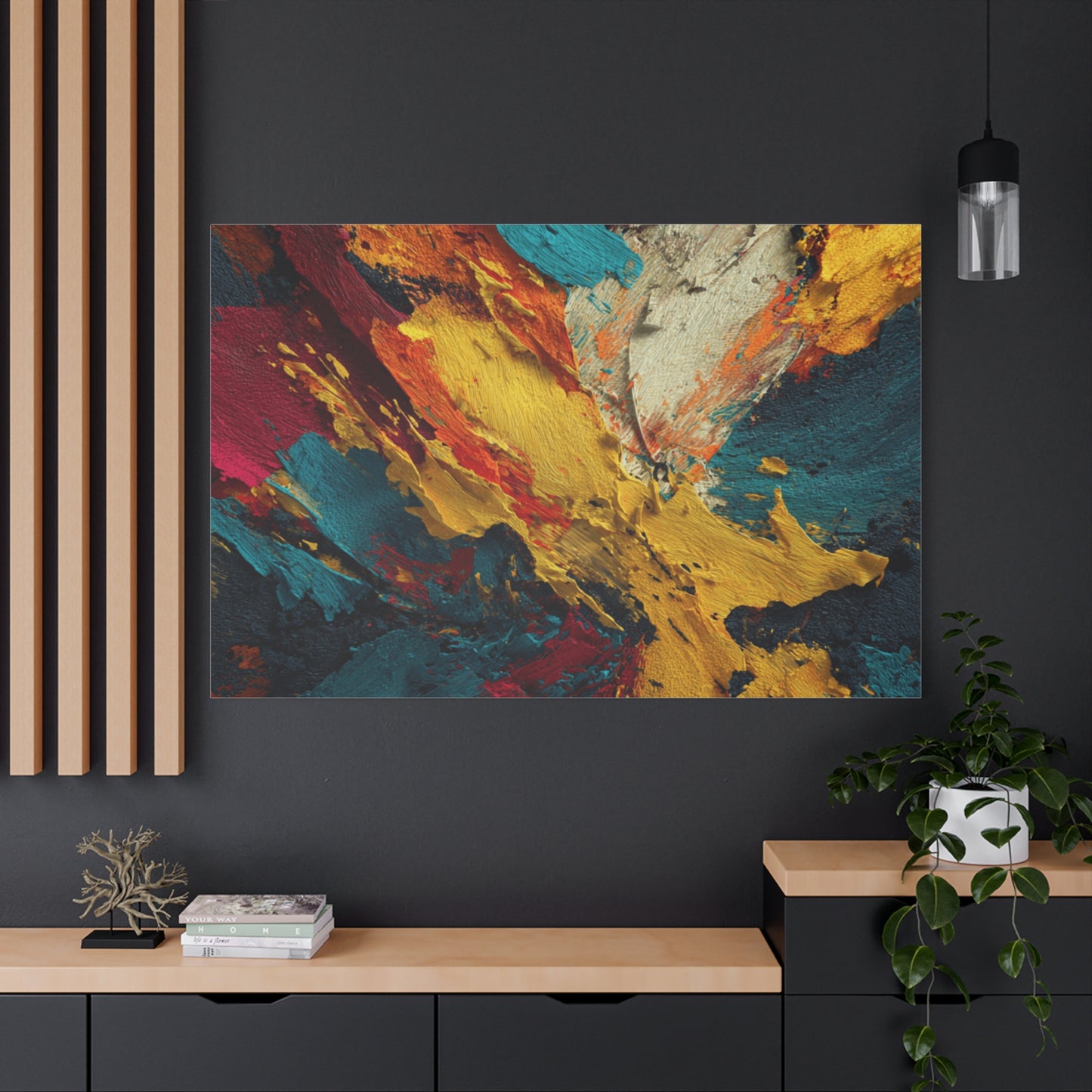 Colorful Abstract Canvas Wall Art