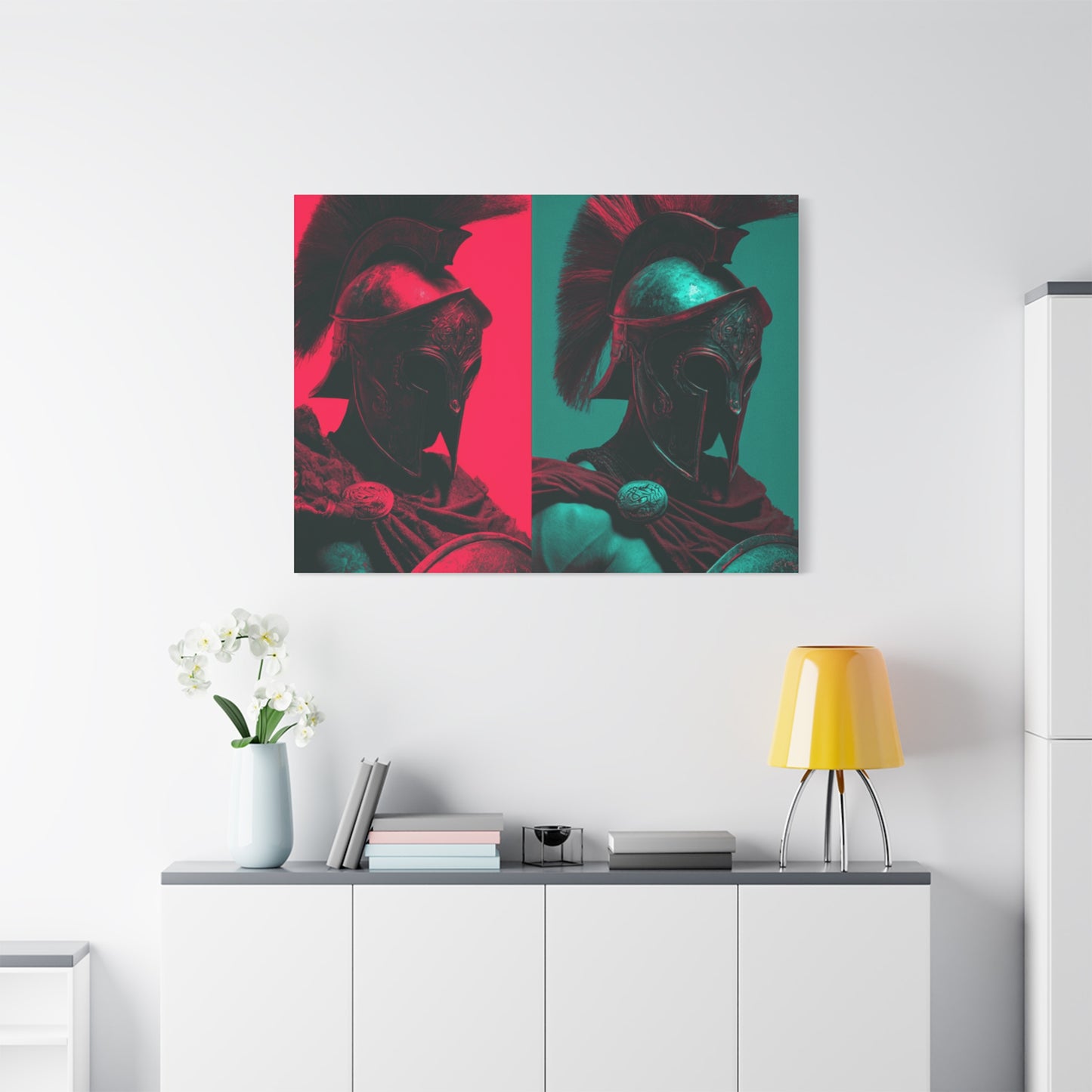 Spartan Warrior Canvas Wall Art