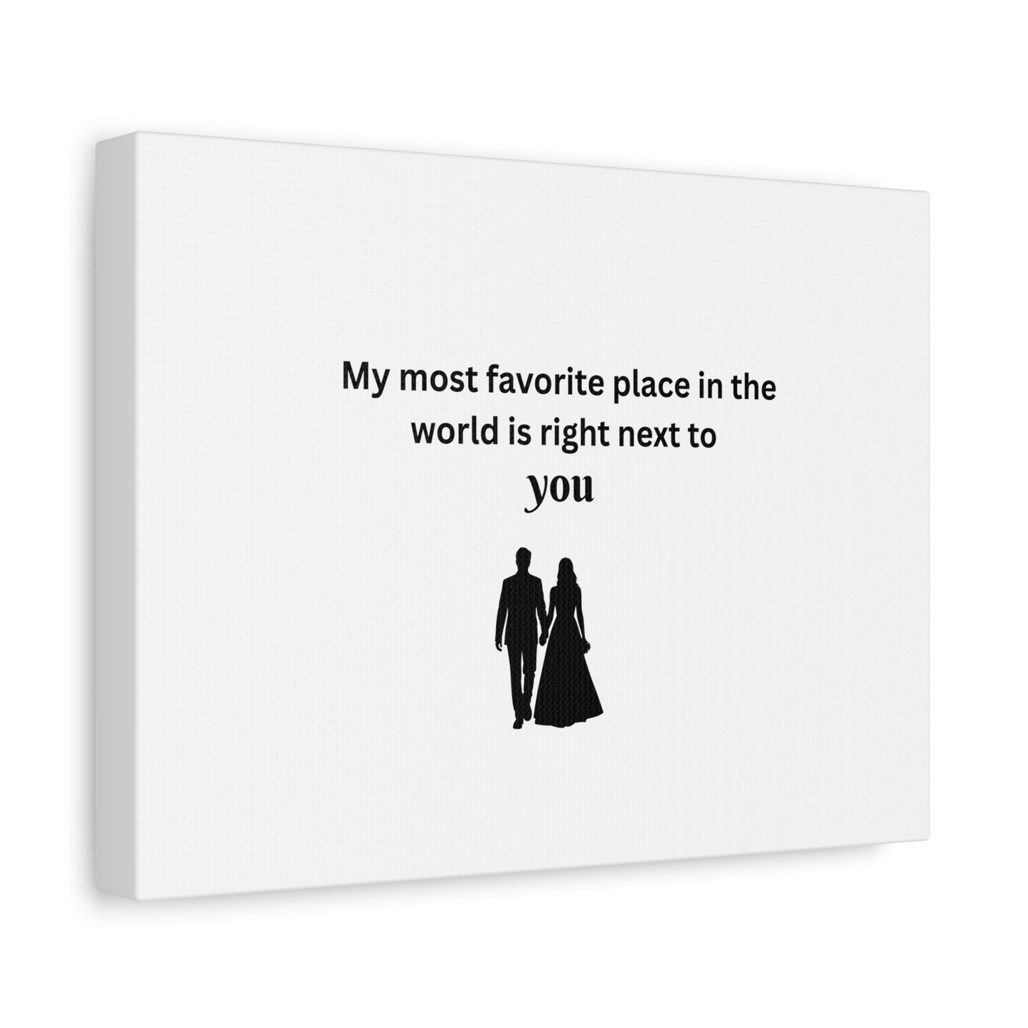 Romantic Wall Art, Perfect for Couples' Home Decor, Anniversary Gift, Relationship Gift, Love Quote Canvas